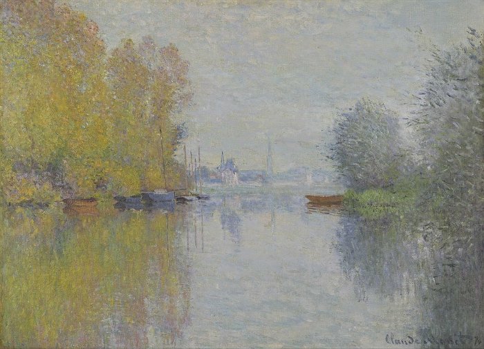 Rusu Eliza Claude Monet Autumn on the Seine, Argenteuil